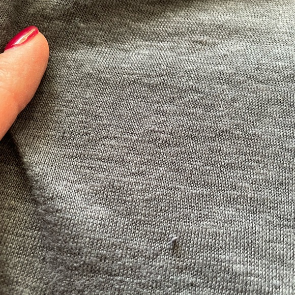 NWOT Blue-Gray Linen Shirt - Picture 10 of 10